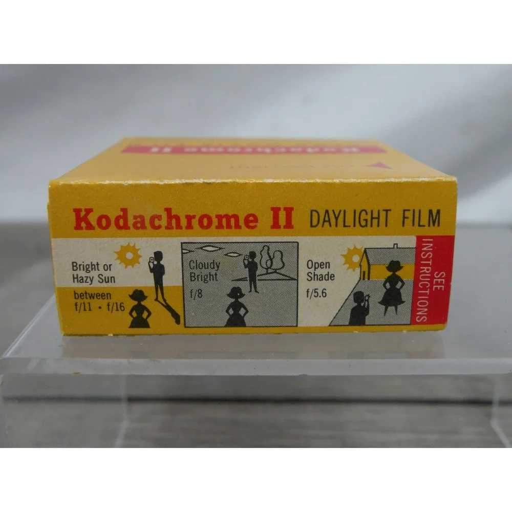 Vintage Kodak Kodachrome II Double 8mm Color Movie Film ASA 25 KR459 Exp. NOV